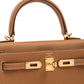Kelly 25 Gold in Epsom Leather with Gold Hardware