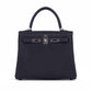 Kelly 25 Caban in Togo Leather with Palladium Hardware