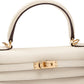 Kelly 25cm Nata Epsom Leather with Gold Hardware