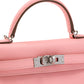 Kelly 20 Sellier in Rose Confetti Epsom with Palladium Hardware