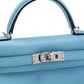 Kelly 20cm HSS in Bleu Celeste with Bleu Saphir Interior Epsom Leather, Palladium Hardware