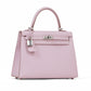 Kelly 25 Sellier Mauve Pale in Epsom Leather with Palladium Hardware
