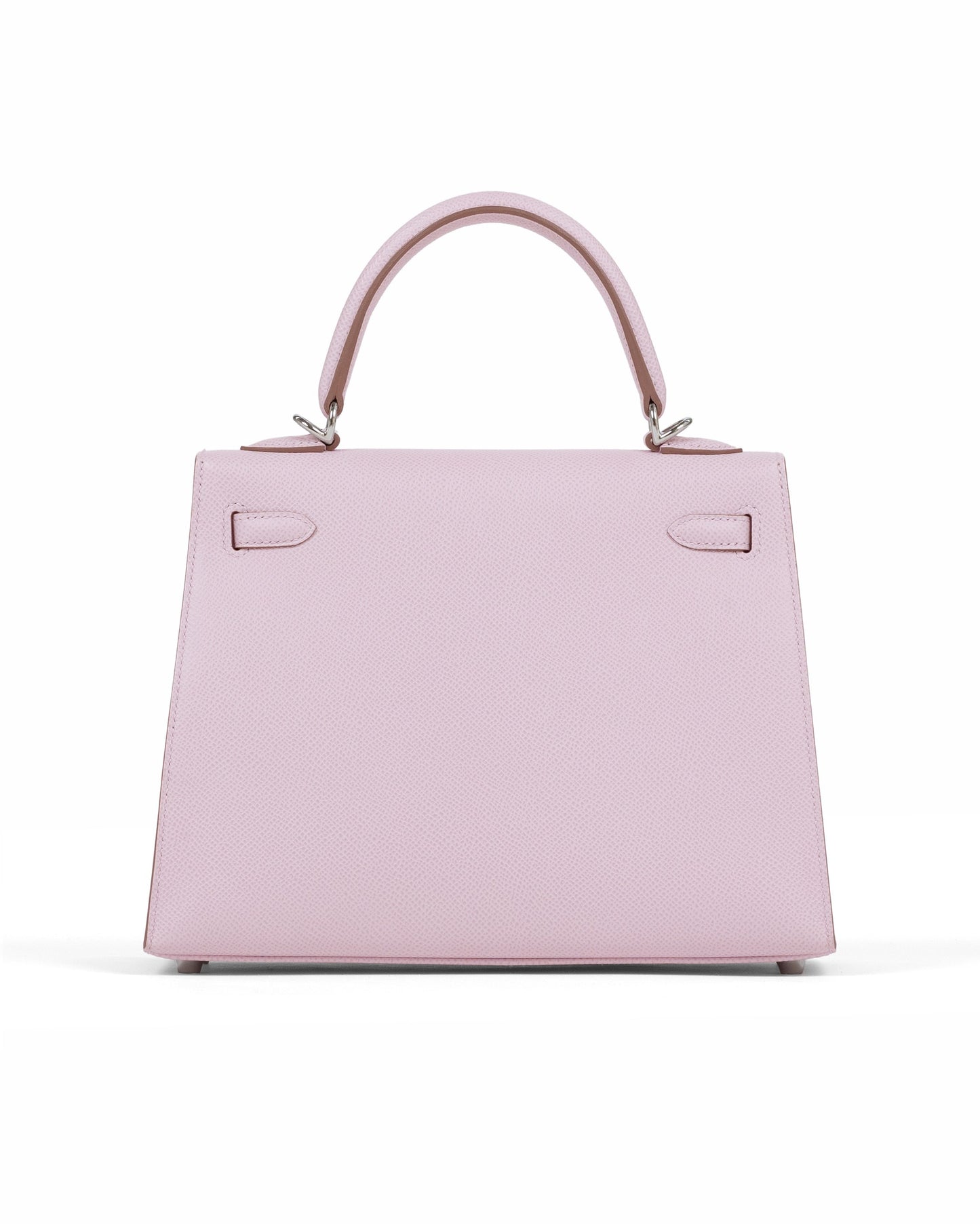 Kelly 25 Sellier Mauve Pale in Epsom Leather with Palladium Hardware