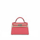 Kelly 20 Sellier Rose Azalee in Epsom Leather with Palladium Hardware