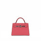 Kelly 20 Sellier Rose Azalee in Epsom Leather with Palladium Hardware