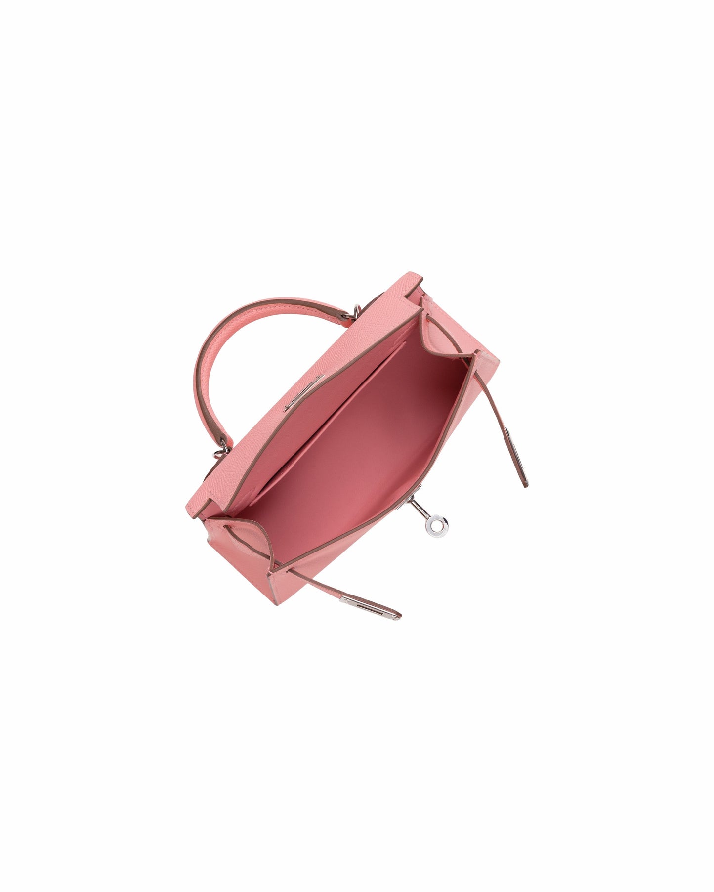 Kelly 20 Sellier in Rose Confetti Epsom with Palladium Hardware