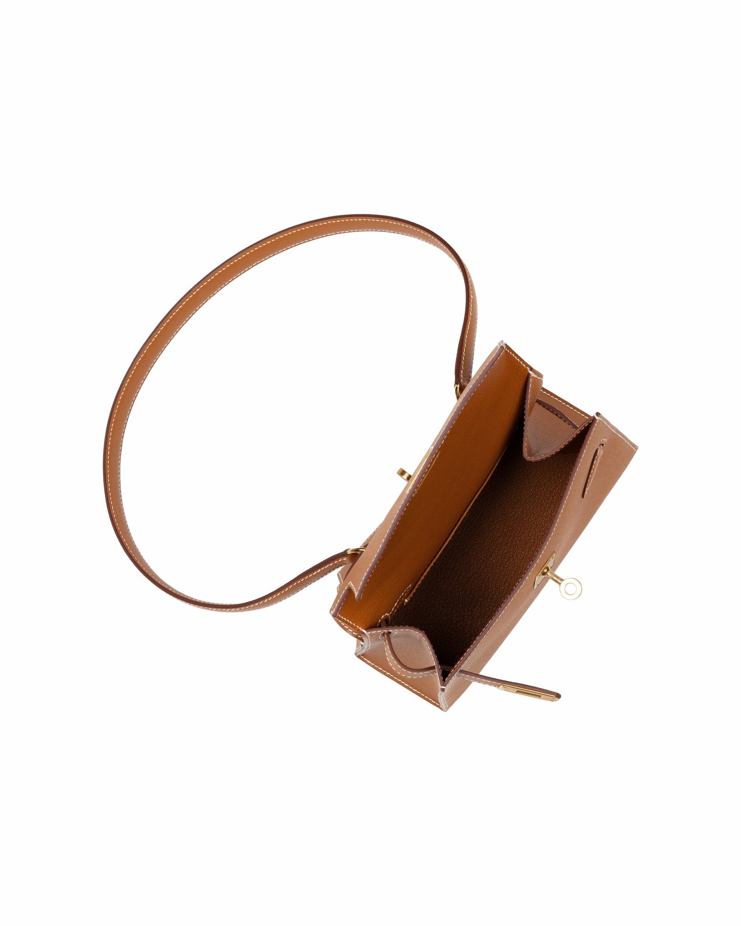 Kelly Desordre Gold in Epsom Leather with Gold Hardware