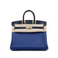 Birkin 25 Bleu Saphir and Marine Noville in Matte Alligator Touch with Rose Gold Hardware