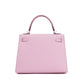 Kelly 25 Mauve Sylvestre in Epsom leather with Palladium Hardware