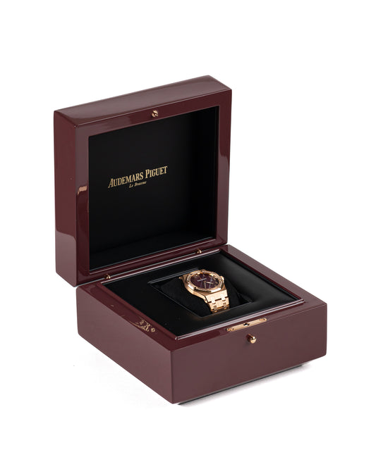 Audemars Piguet Royal Oak 33mm Qatar Special Edition Burgundy Dial