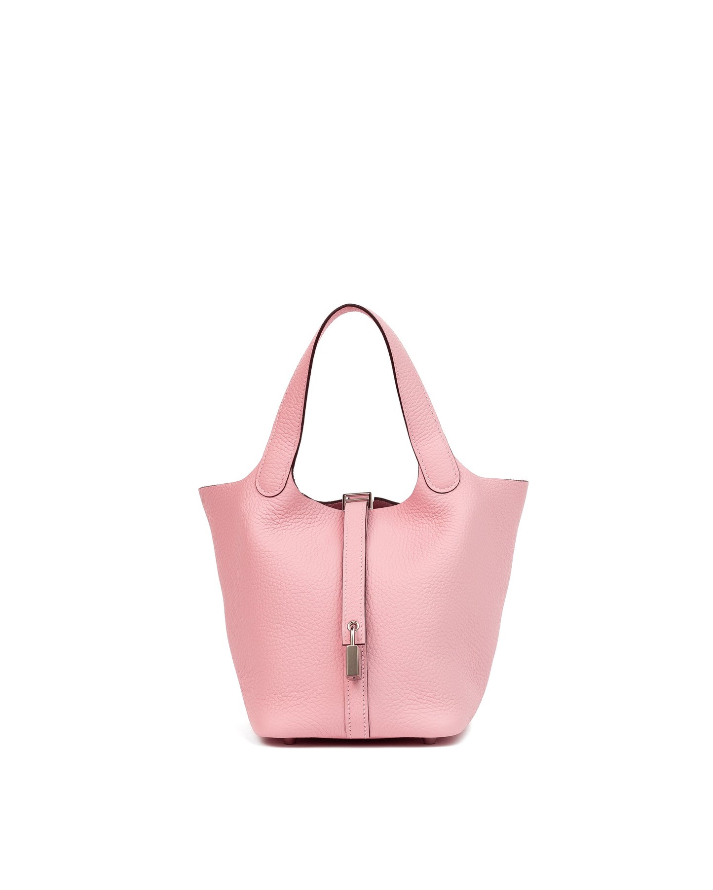 Picotin 18 Rose Sakura in Taurillon Clemence leather with Palladium Hardware