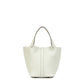 Picotin 18 Gris Neve in Taurillon Clemence with Gold Hardware