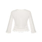 Hermès Veste Zipped Jacket Blanc Naturel size 36