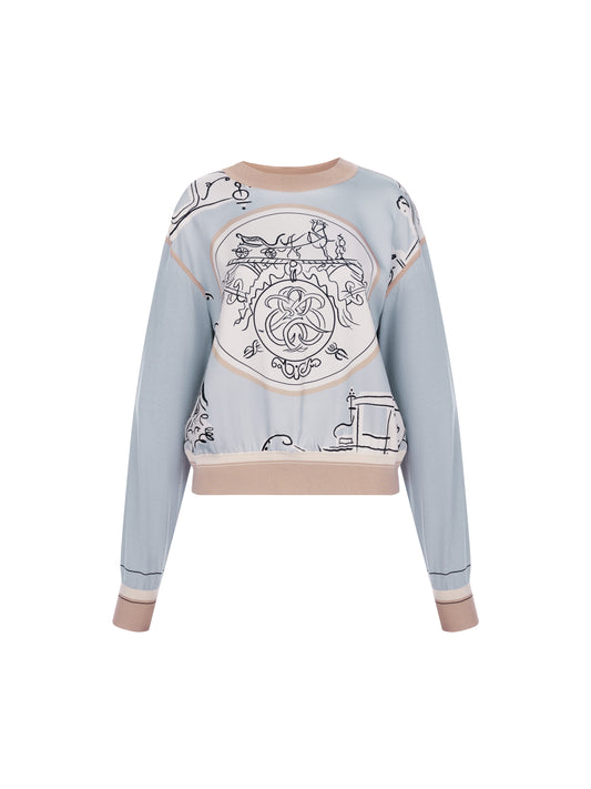 Hermès Pull Sweatshirt Jr Gris Parulin size 34
