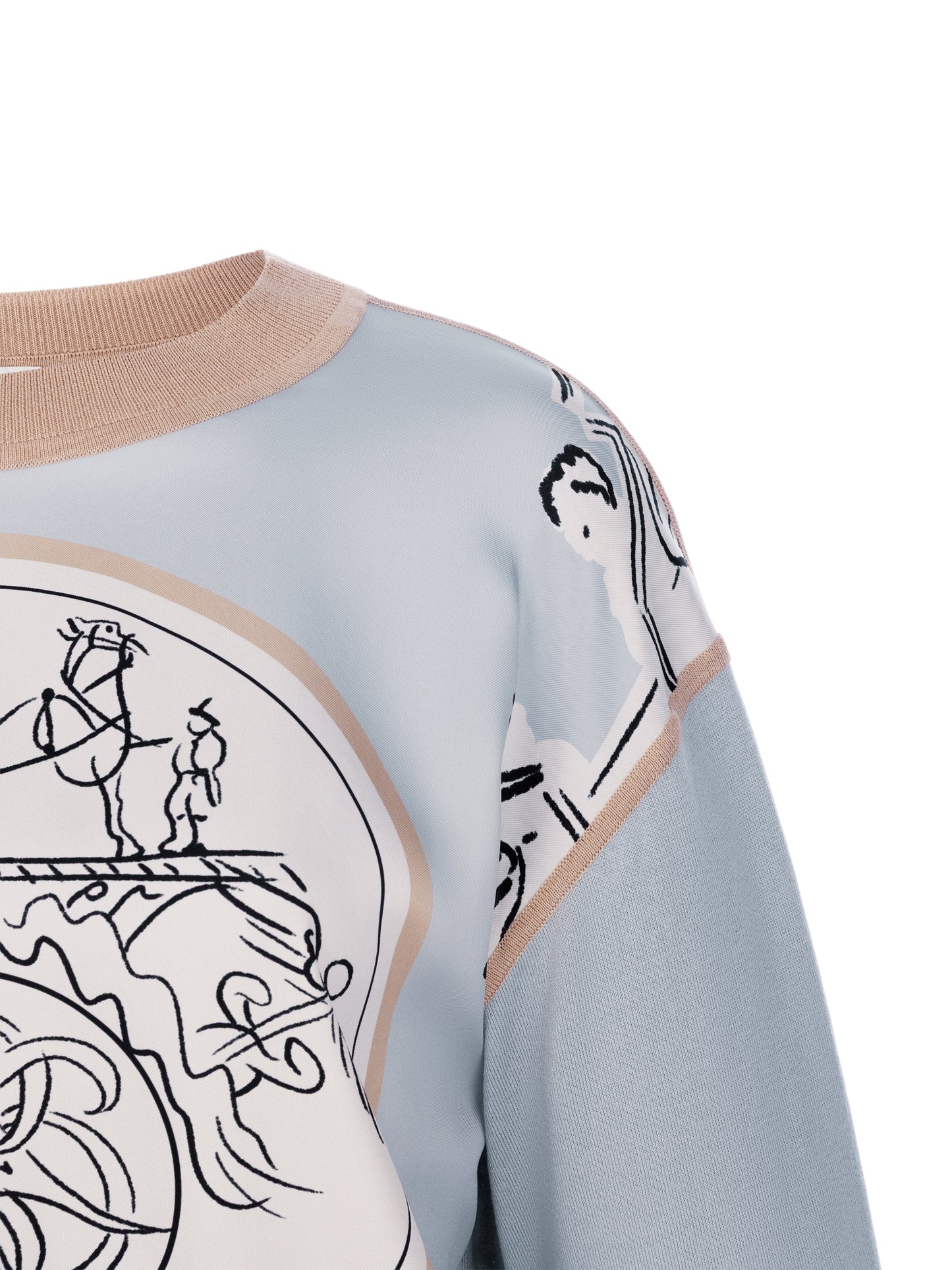 Hermès Pull Sweatshirt Jr Gris Parulin size 34