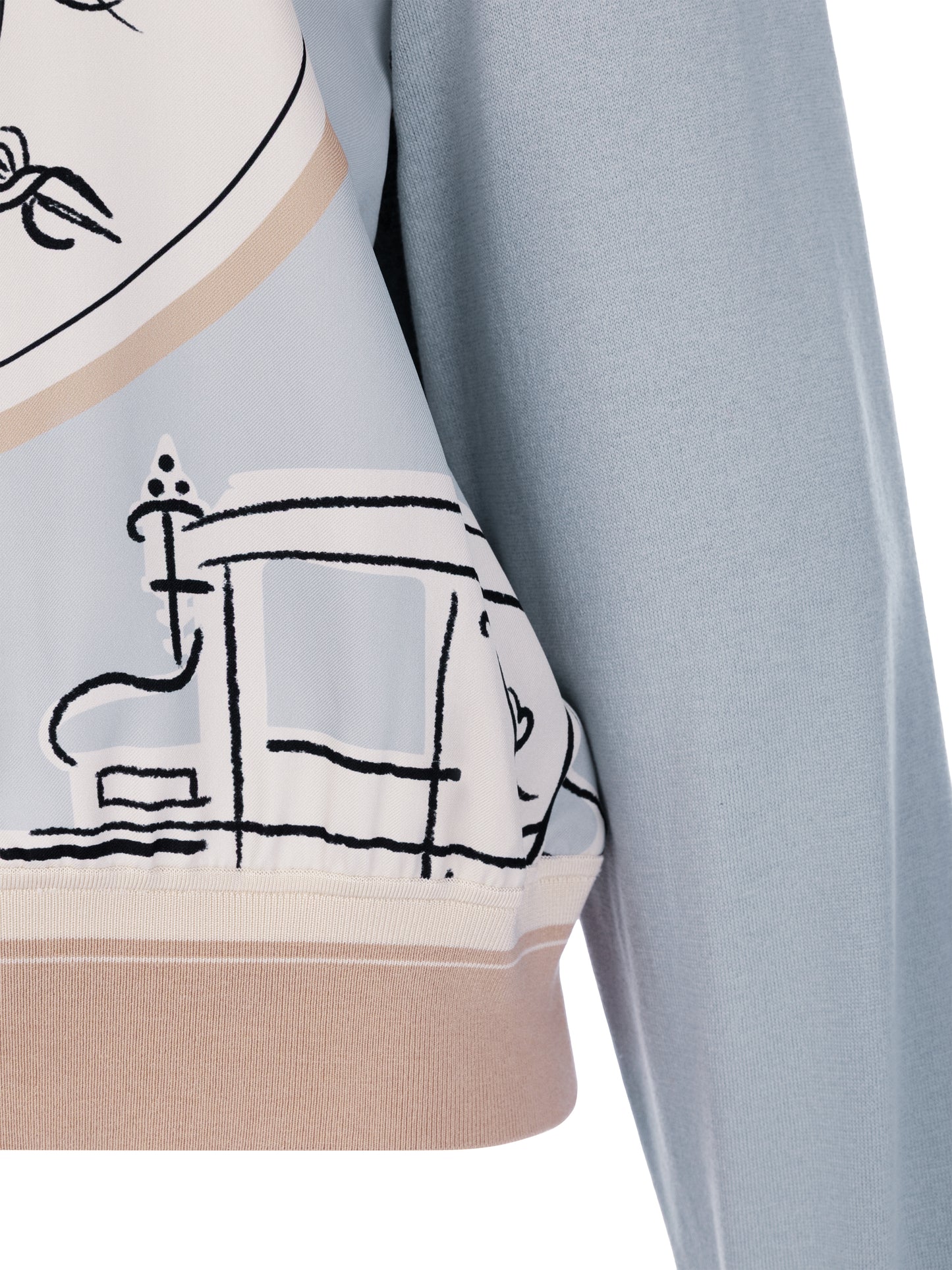 Hermès Pull Sweatshirt Jr Gris Parulin size 34
