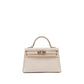 Kelly 20 in Beton Sellier Matte Alligator Mississippiensis with Palladium Hardware