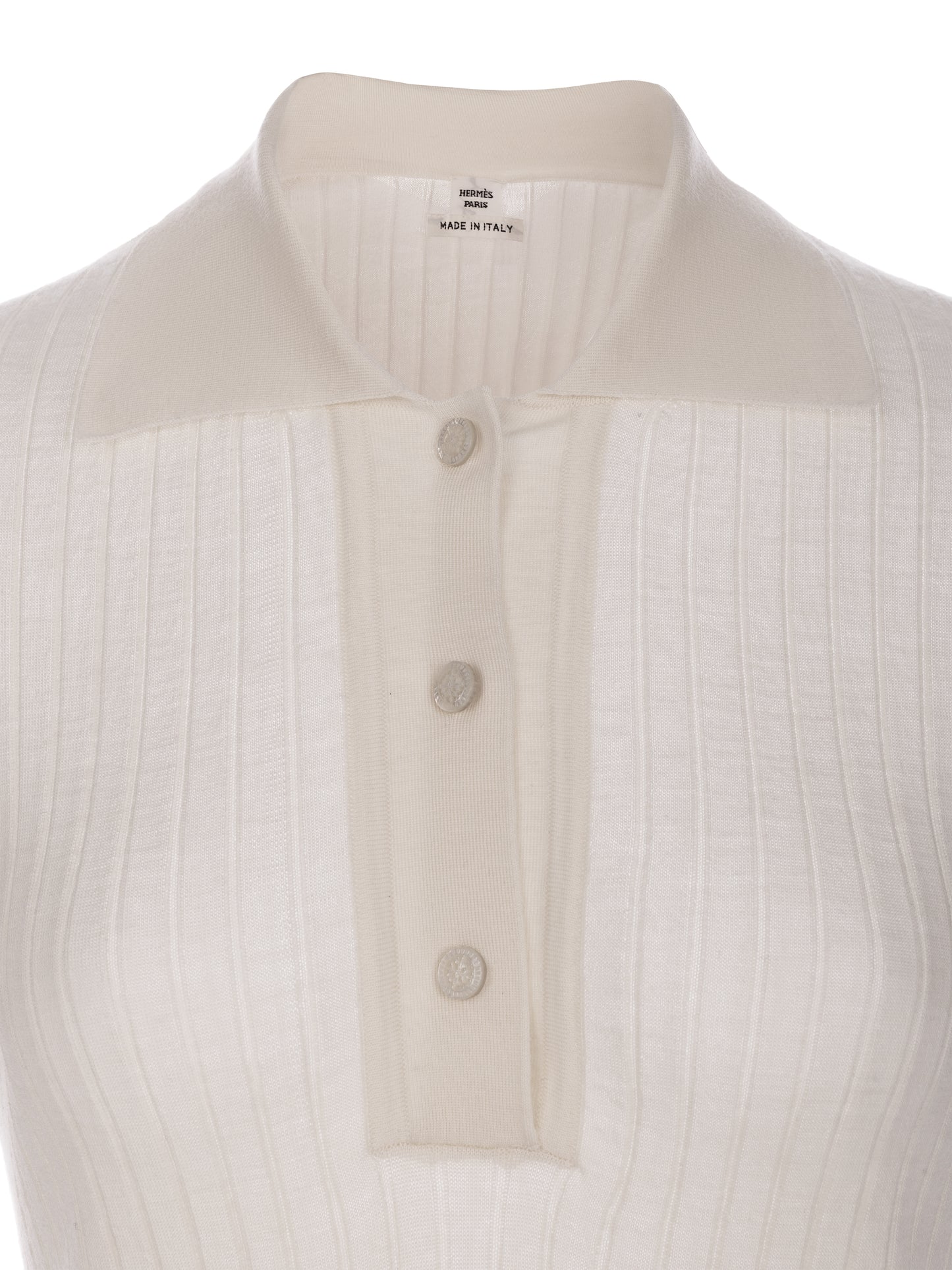 Hermès Polo Shirt A3 Blanc Naturel size 36