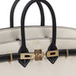 Birkin 25 HSS Craie and Black in Togo Leather with Permabrass Hardware