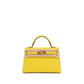 HSS Kelly 20 Jaune de Naples/Rose Pourpre inside in Epsom Leather with Permabrass Hardware