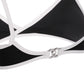 Chanel Swimsuit Top Stretch Jersey in Black & White size 36