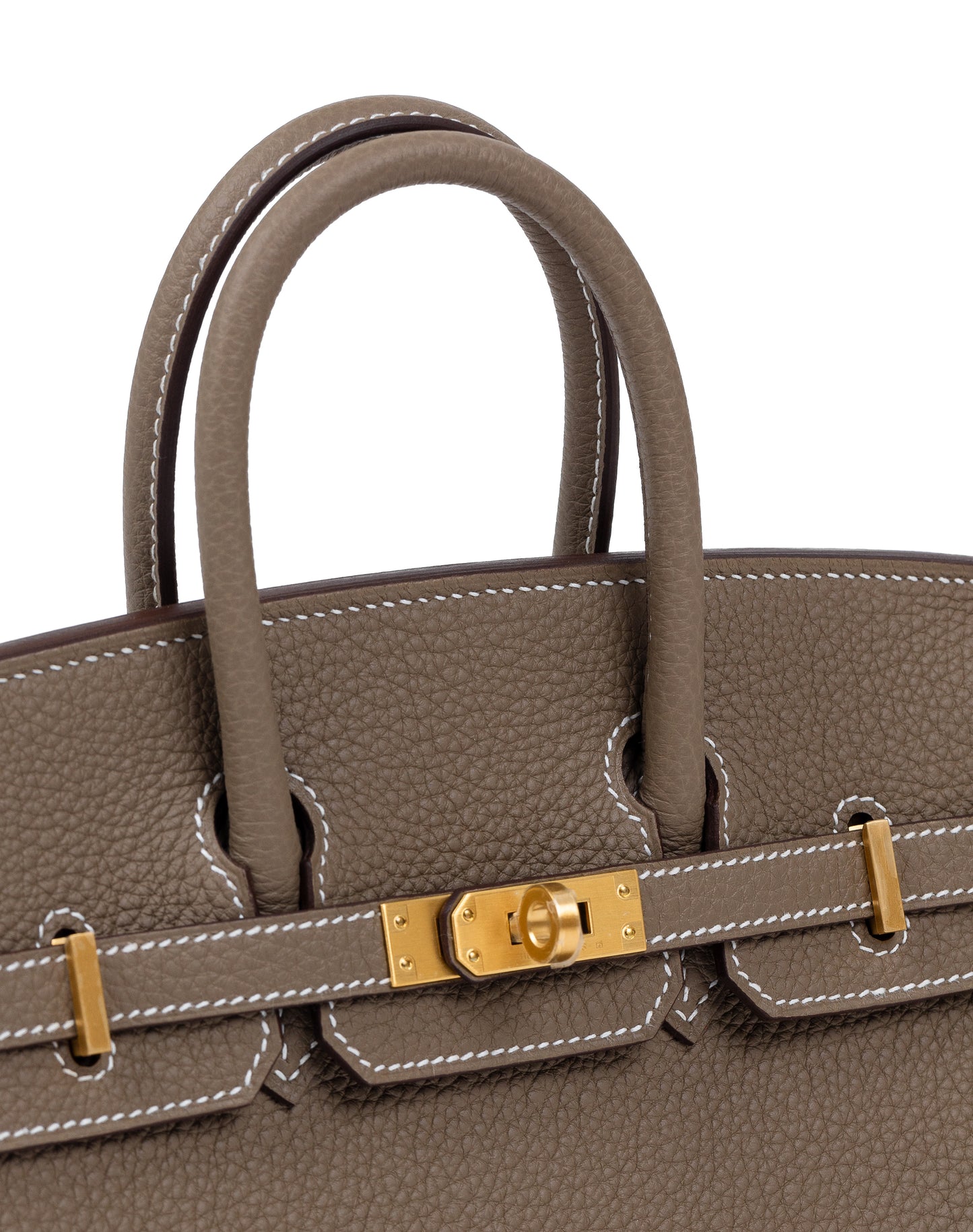 Birkin 25 Etoupe in Togo Leather with Brushed Gold Hardware