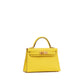 HSS Kelly 20 Jaune de Naples/Rose Pourpre inside in Epsom Leather with Permabrass Hardware