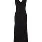 Chanel Robe Dress Mixed Fibres in Black size 36