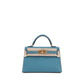 Kelly 20 Blue Jean in Epsom Leather with Gold Hardware