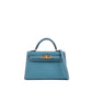 Kelly 20 Blue Jean in Epsom Leather with Gold Hardware