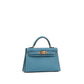 Kelly 20 Blue Jean in Epsom Leather with Gold Hardware