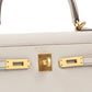 Kelly 25 Sellier HSS Craie in Epsom leather and Gold Interior & Stitching with Brushed Gold Hardware