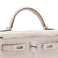 Kelly 20 in Beton Sellier Matte Alligator Mississippiensis with Palladium Hardware