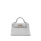 Kelly 20 Argent Silver Metallic in Chevre Leather with Palladium Hardware