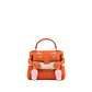 Kelly Doll Orange/Rose Sakura in Swift Leather with Gold Hardware
