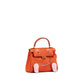 Kelly Doll Orange/Rose Sakura in Swift Leather with Gold Hardware