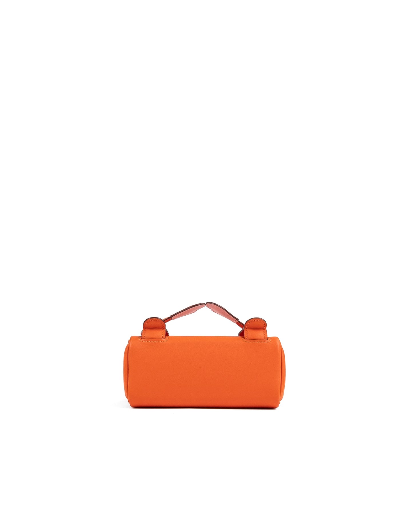Kelly Doll Orange/Rose Sakura in Swift Leather with Gold Hardware