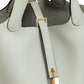 Picotin 18 Gris Neve in Taurillon Clemence with Gold Hardware