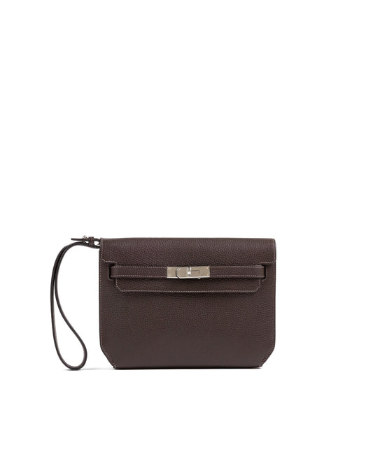 Kelly Depeches Ebene in Galop Leather with Palladium Hardware