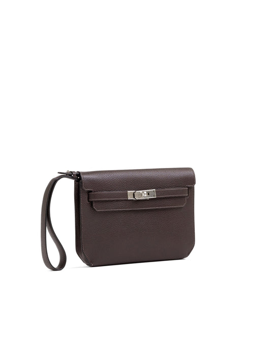 Kelly Depeches Ebene in Galop Leather with Palladium Hardware