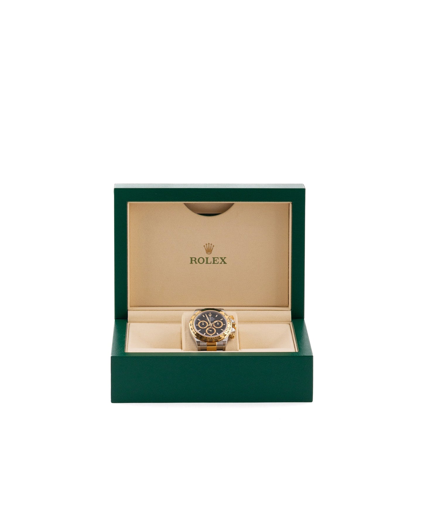 Rolex Oyster Cosmograph Daytona 40mm Yellow Rolesor with Black Dial