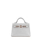 Kelly 20 Argent Silver Metallic in Chevre Leather with Palladium Hardware