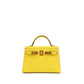 HSS Kelly 20 Jaune de Naples/Rose Pourpre inside in Epsom Leather with Permabrass Hardware