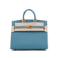 Birkin 25 Sellier Blue Jean in Epsom Leather with Gold Hardware