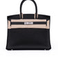 Birkin 30 Black in Togo Leather with Brushed Palladium Hardware