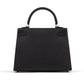 Kelly 25 Black in Epsom Leather with Palladium Hardware