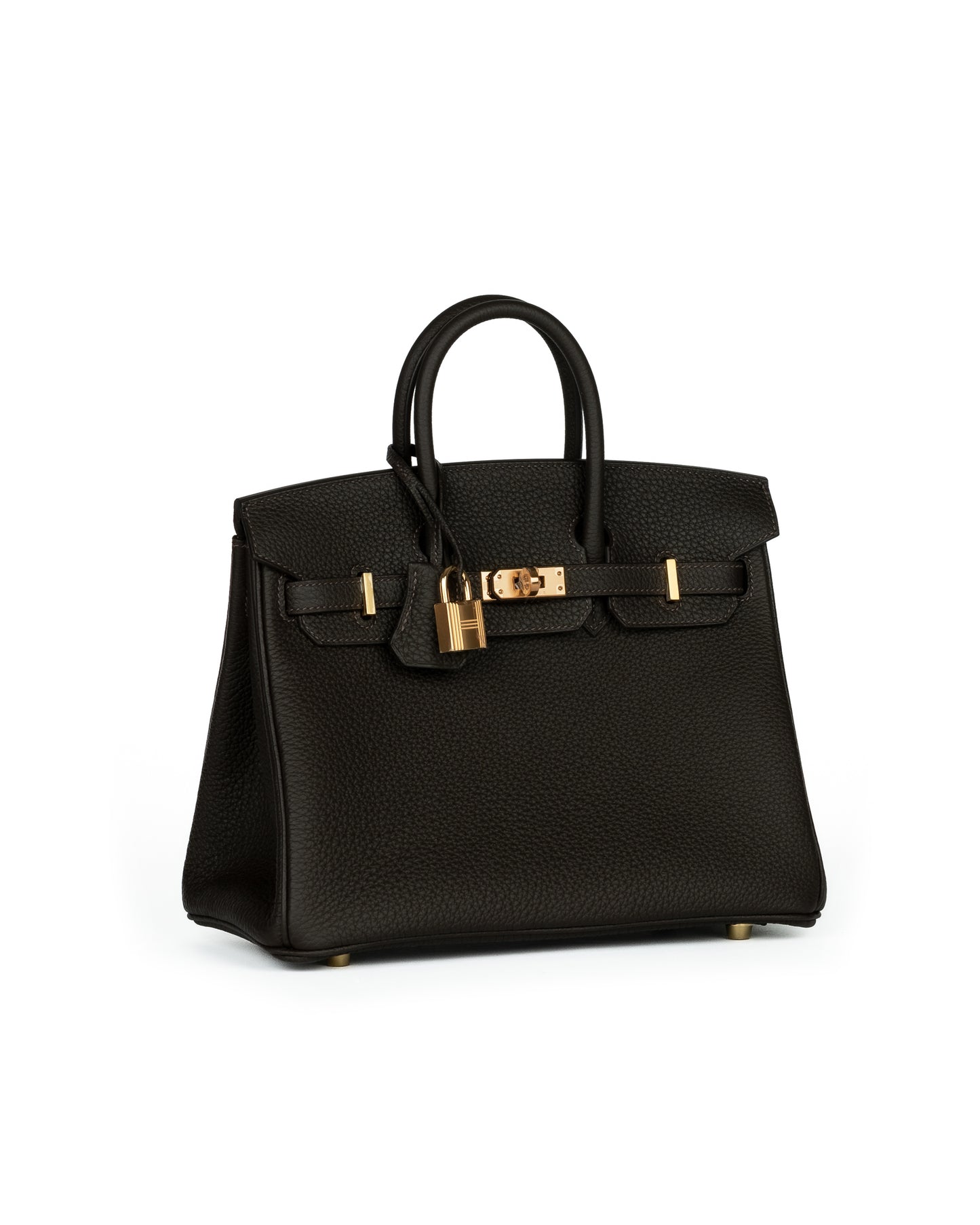 Birkin 25 Bai Brun in Togo Leather with Gold Hardware