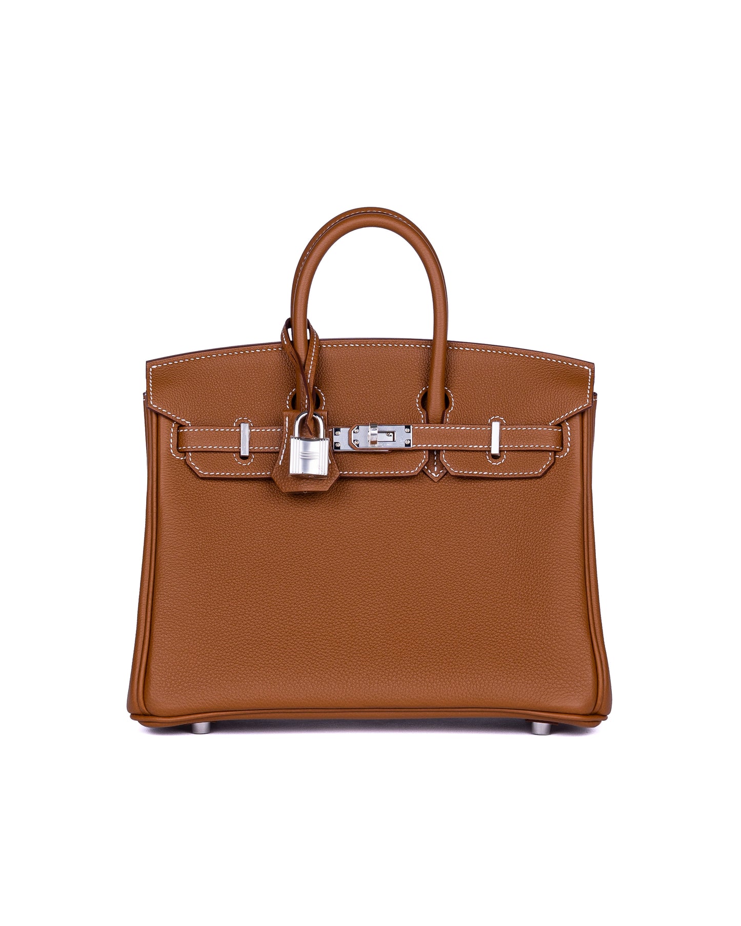 Birkin 25 in Gold Togo with Palladium Hardware