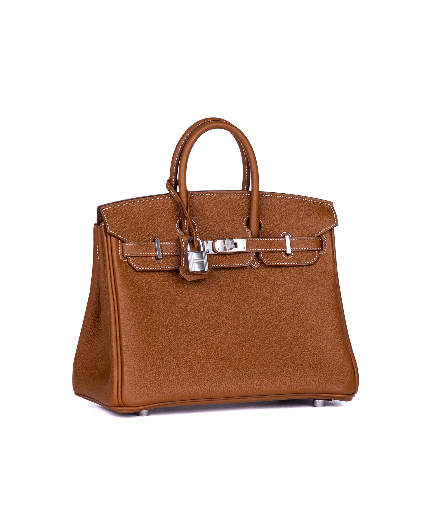 Birkin 25 in Gold Togo with Palladium Hardware