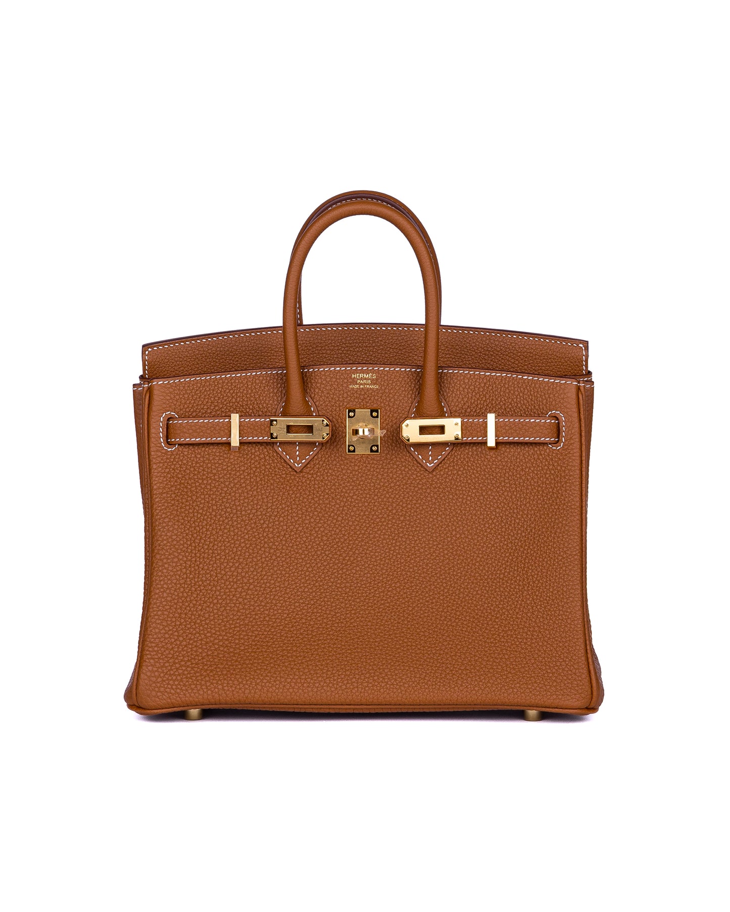 Birkin 25 Gold in Togo Leather with Gold Hardware